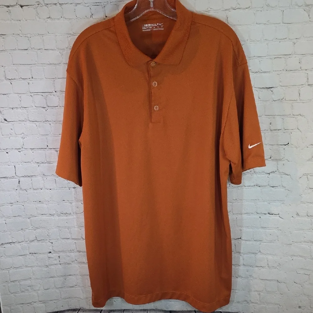 Nike‎ Men's Burnt Orange Polo Shirt